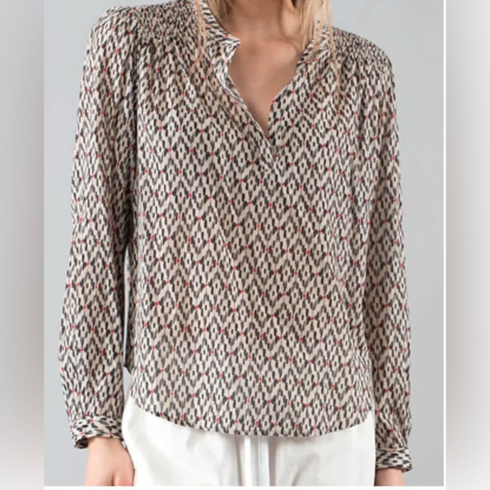 Xirena - Patterned Long Sleeve Women's Blouse
Size L